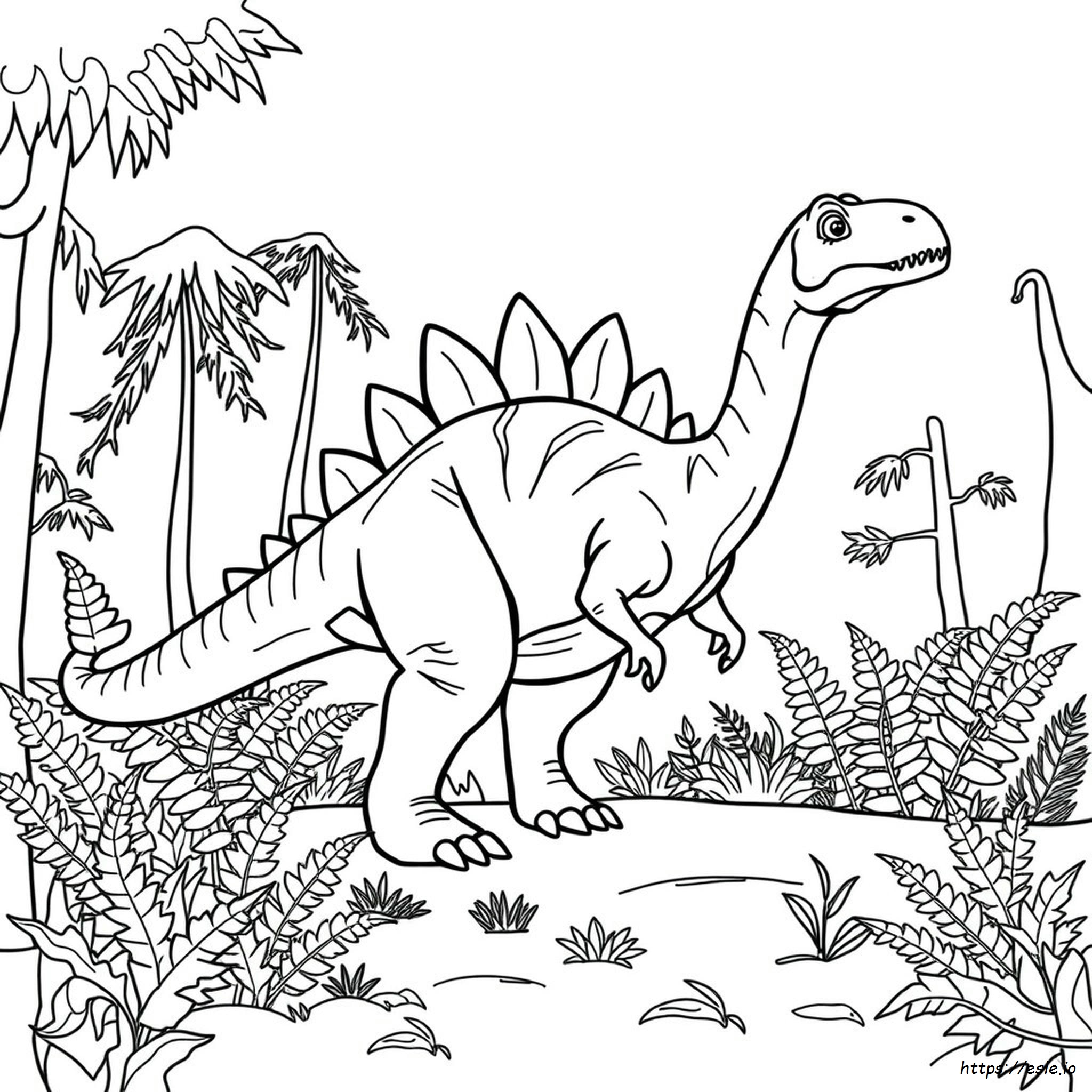Spinosaurus Dinosaur Coloring Pages