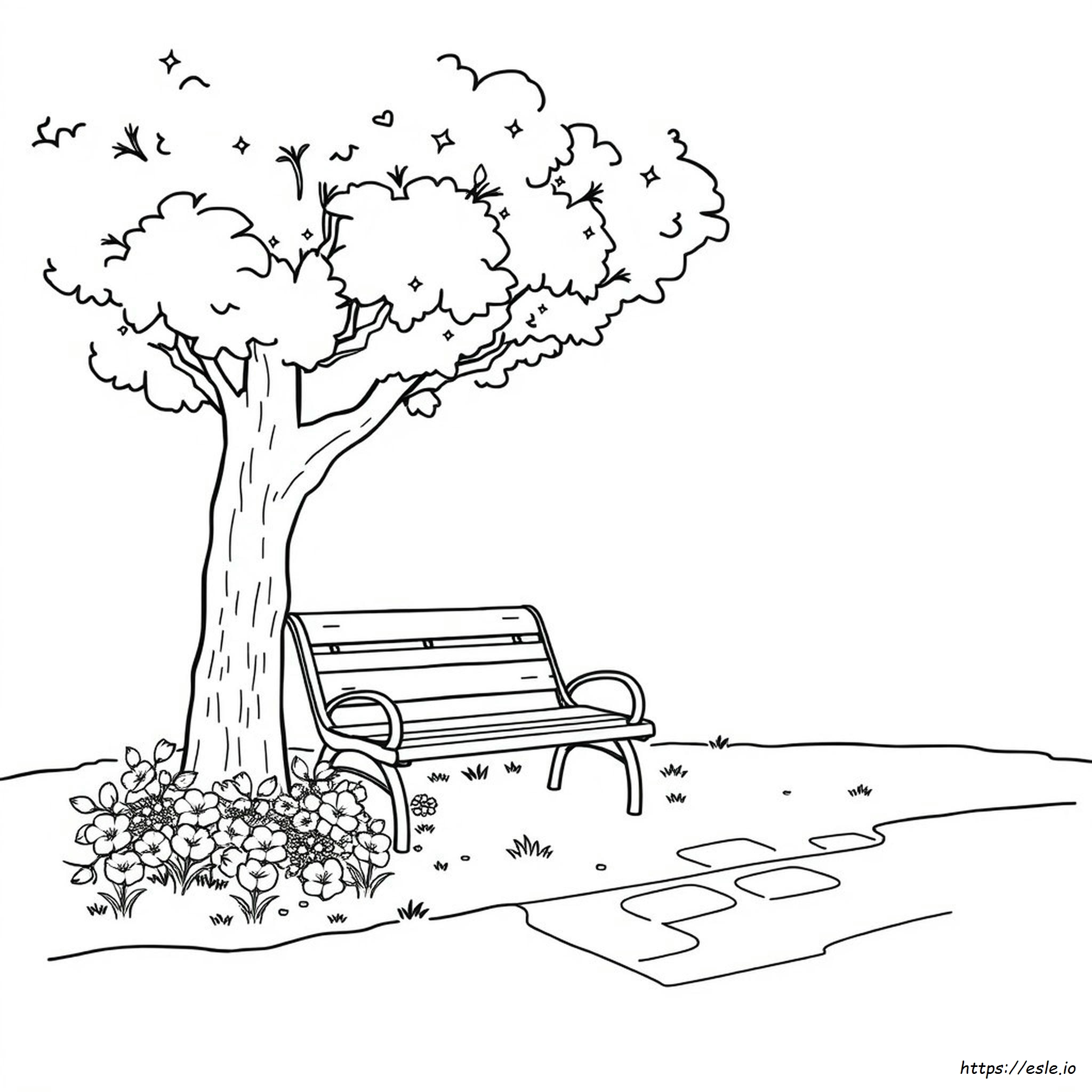 Park Ausmalbild
