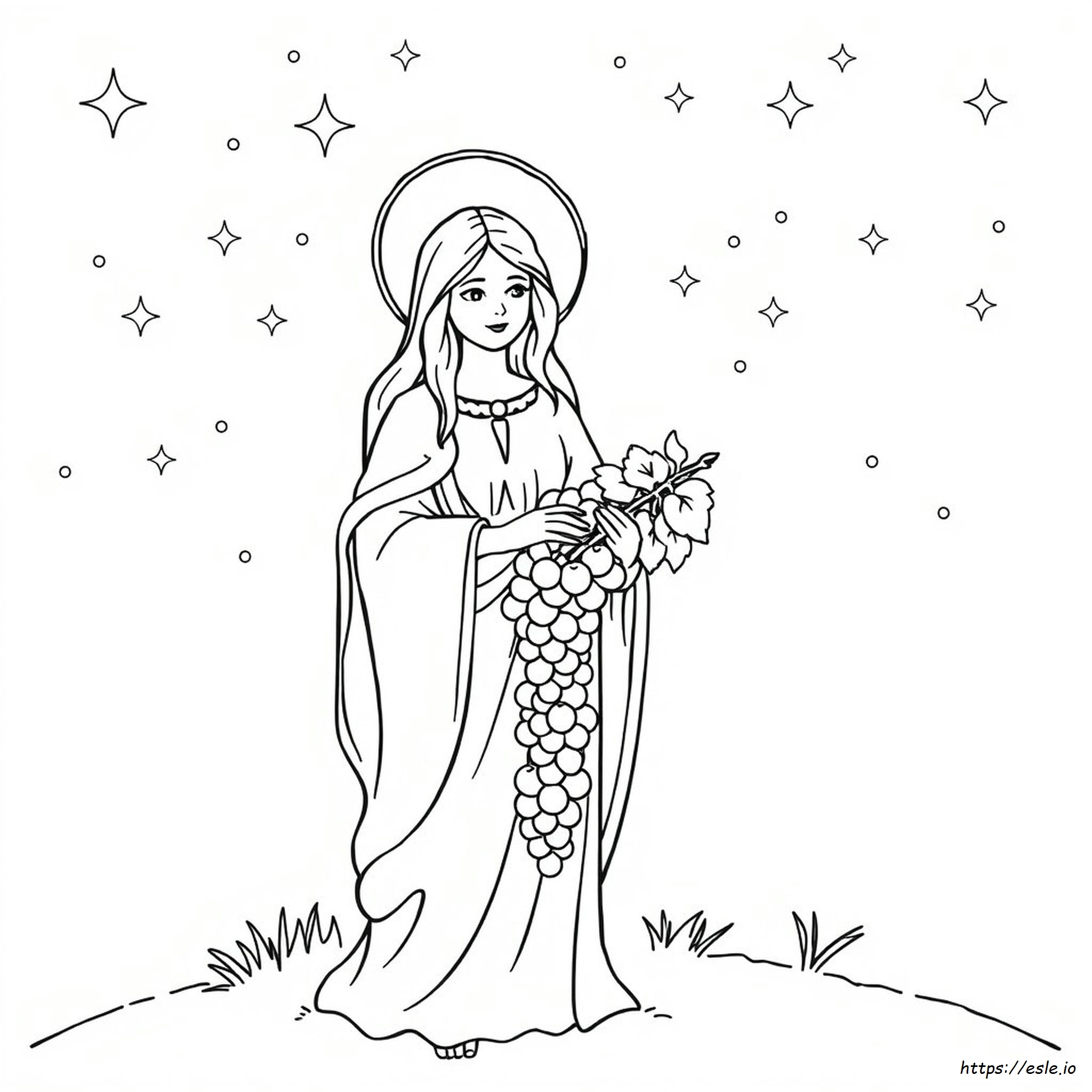 Printable Virgo Coloring Pages