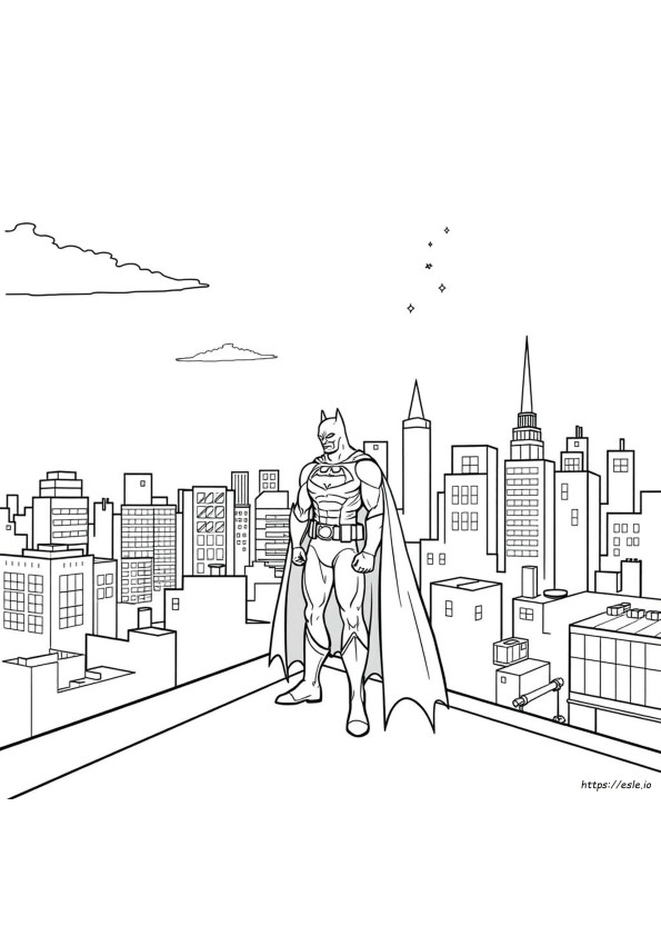 Coloriages Batman À Imprimer