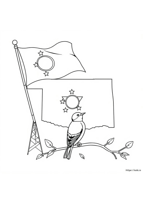 Oklahoma Symbols Coloring Pages