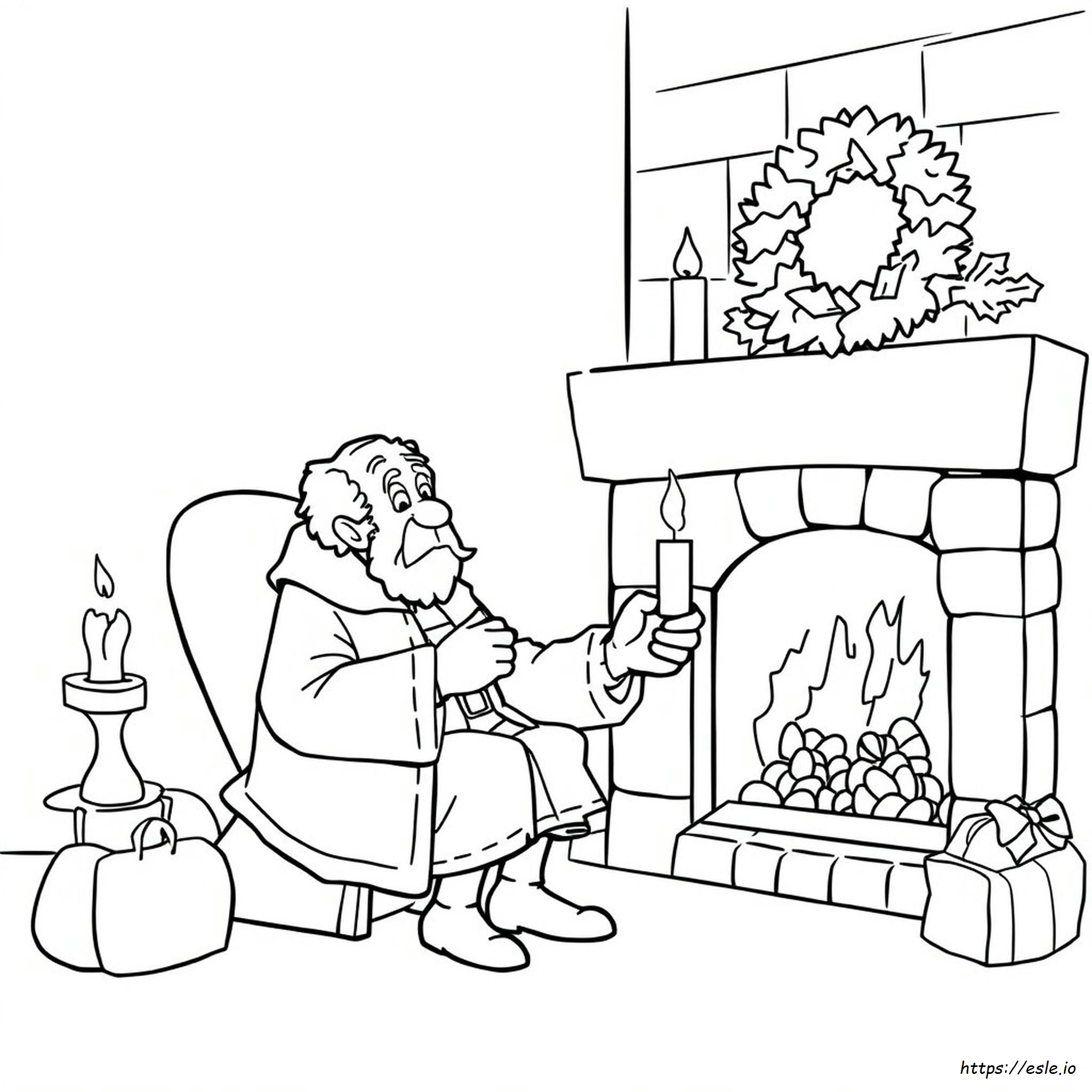 Kerstlied Kleurplaten Printbaar kleurplaat