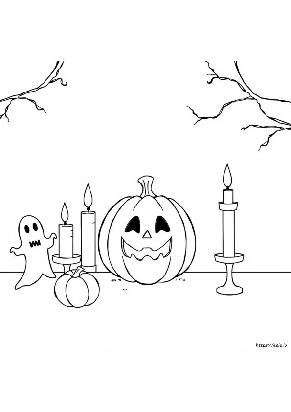 Halloweenowe Kolorowanki Z Dodawaniem