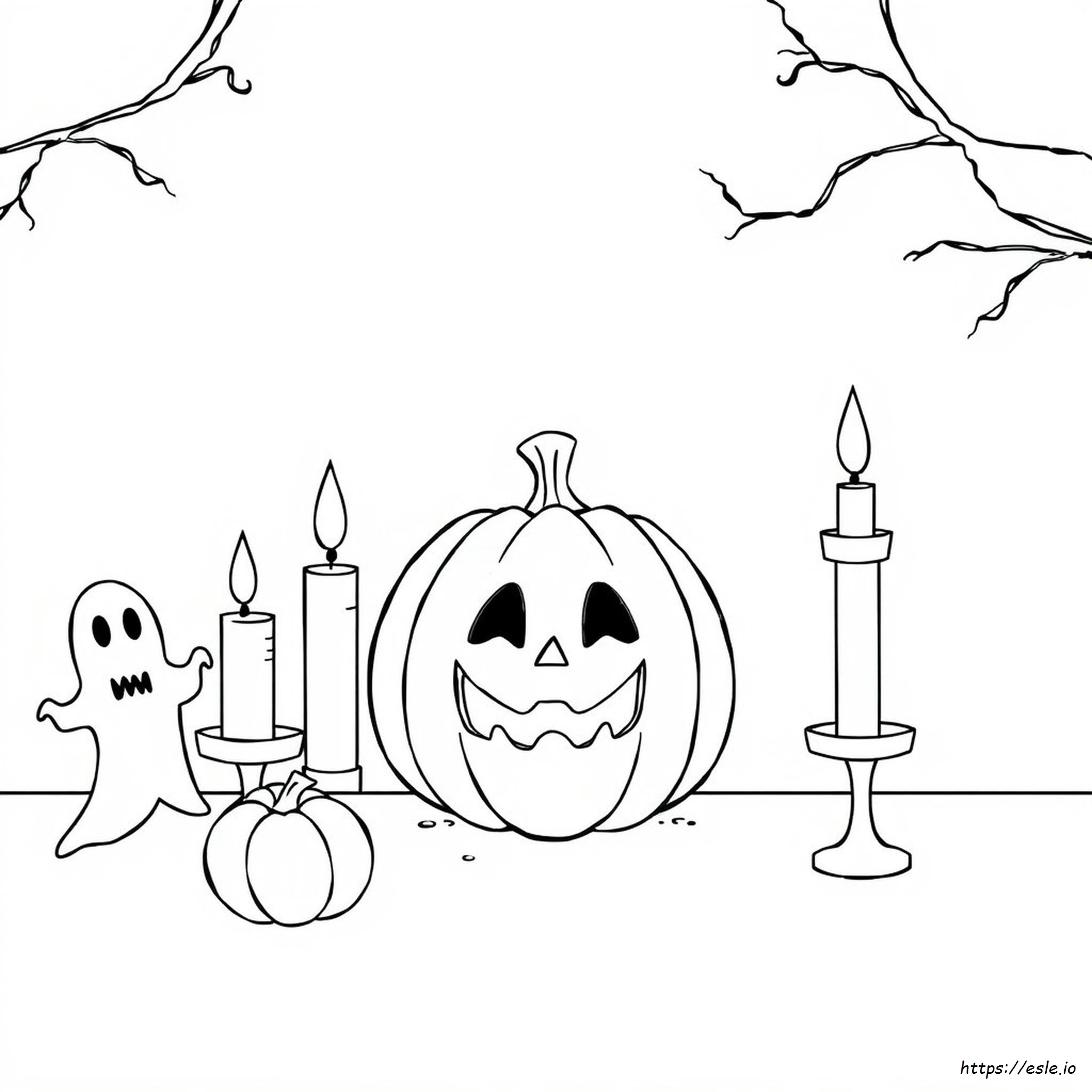 Halloween Optellen Kleurplaten kleurplaat
