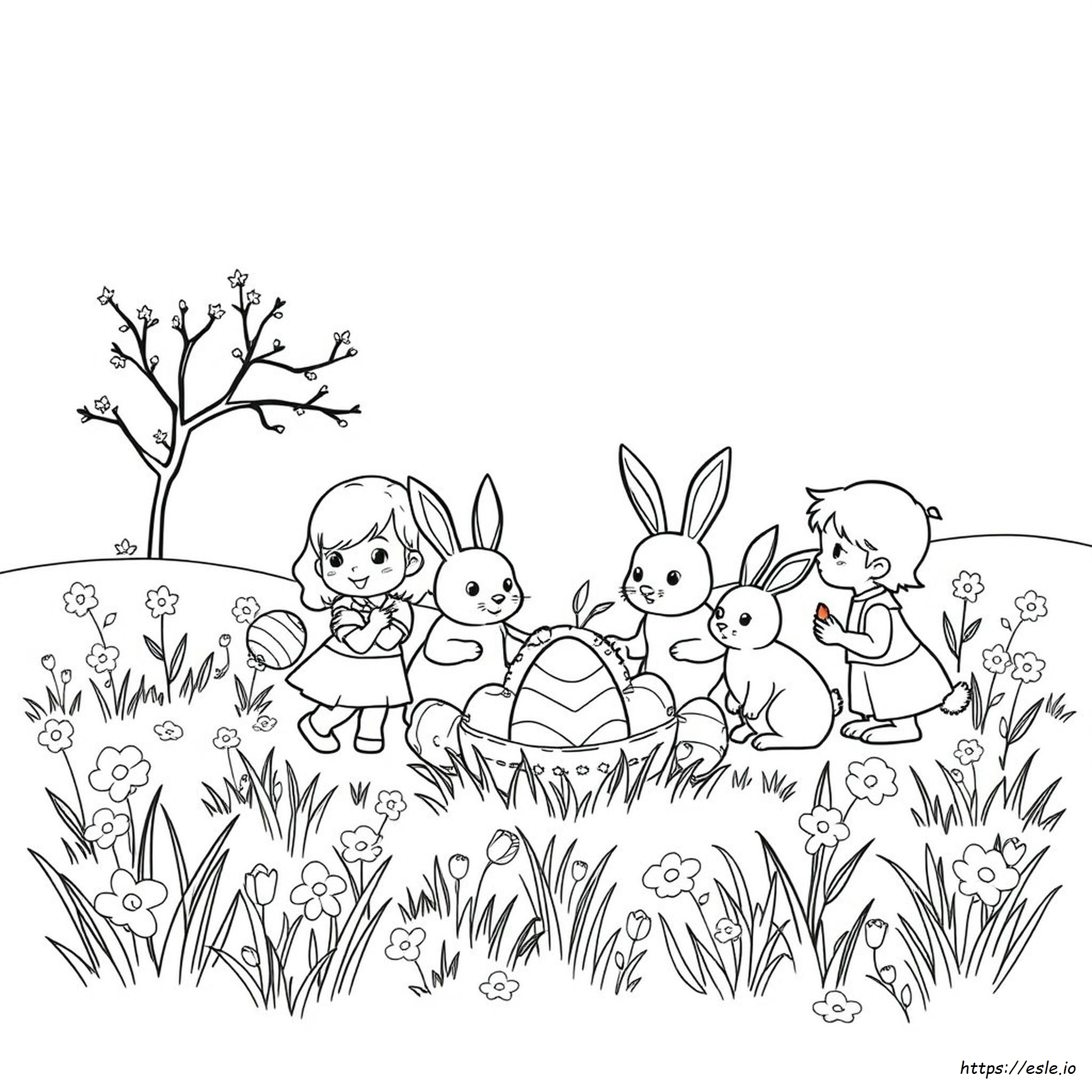 Disegni Da Colorare Gratuiti Di Pasqua Per La Scuola Materna