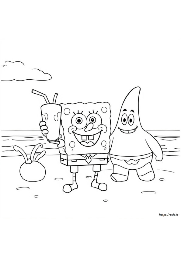 Dibujos Para Colorear De Bob Esponja