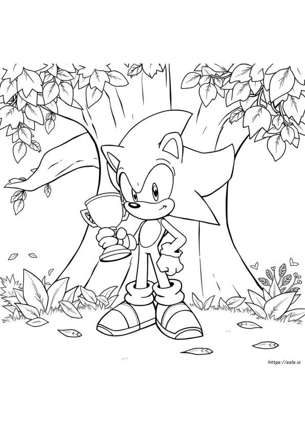 Shin Sonic Ausmalbilder