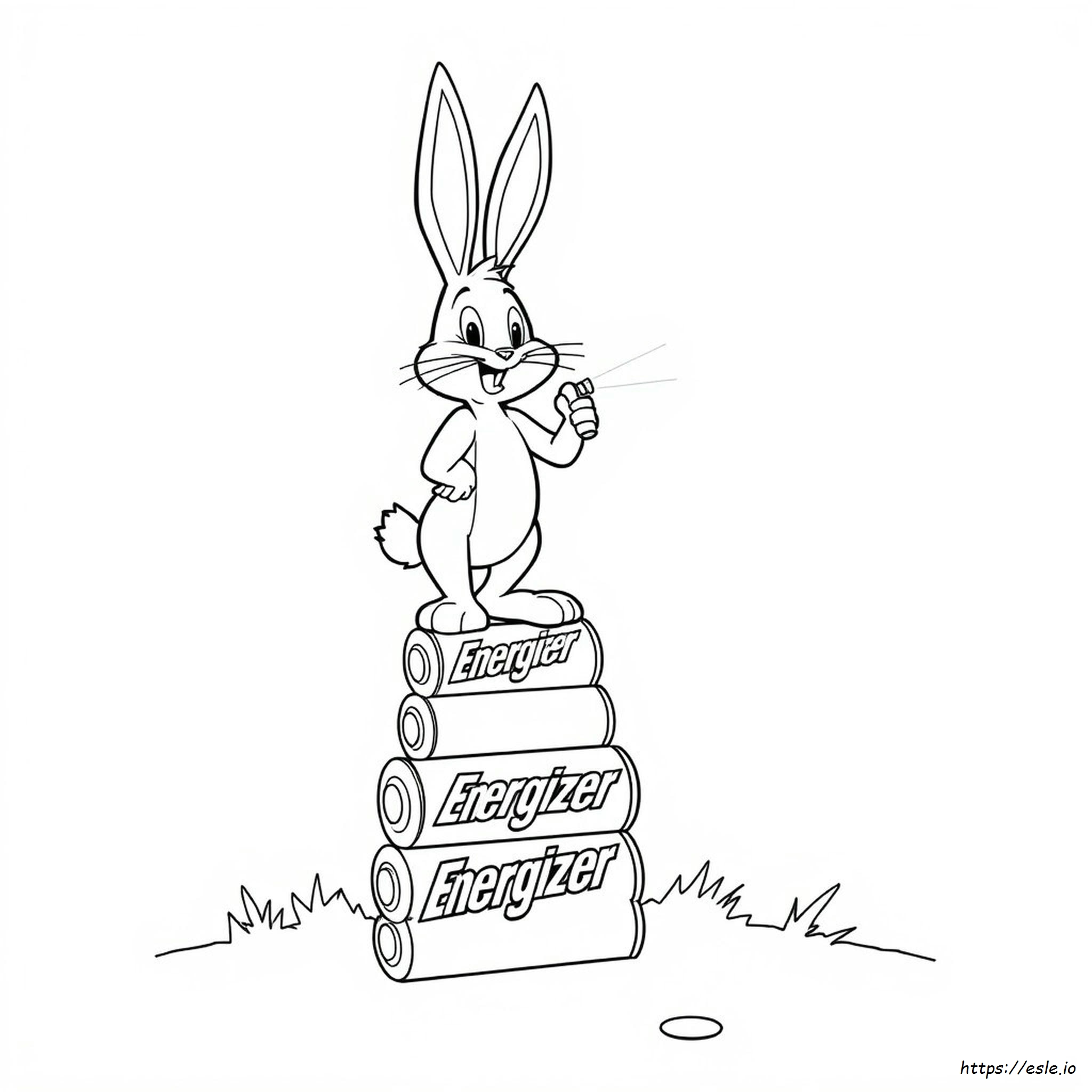 Energizer Bunny Coloring Page