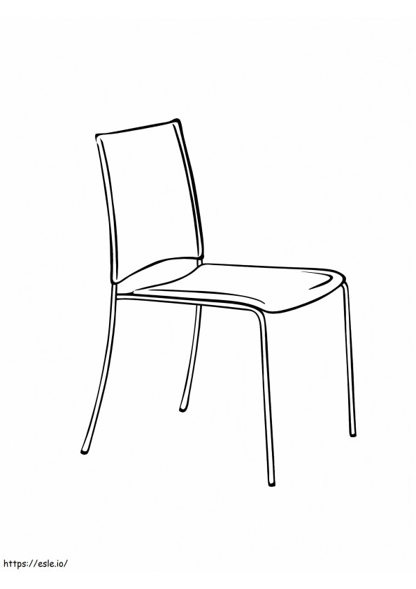 Chair To Color coloring page