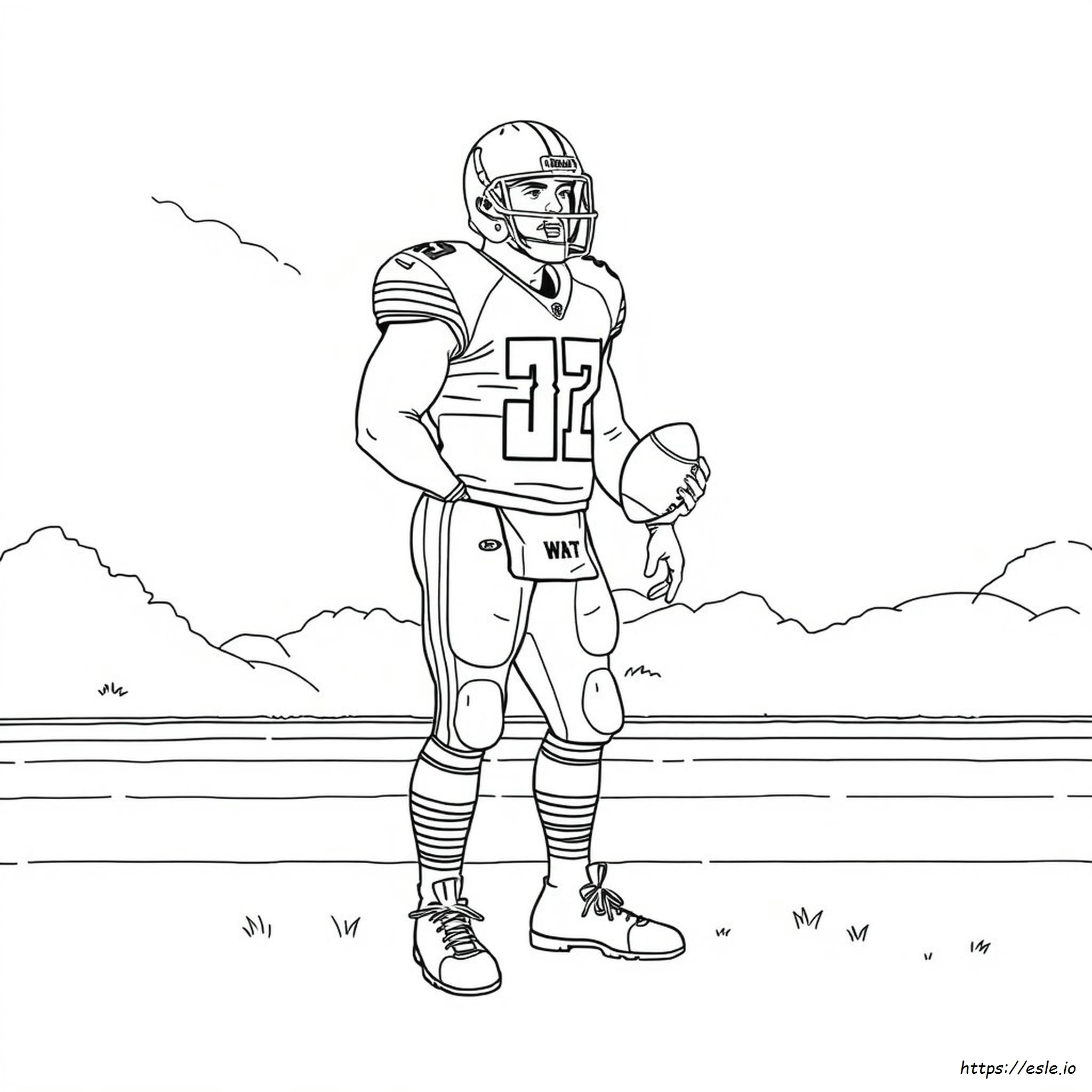 Jj Watt Coloring Page