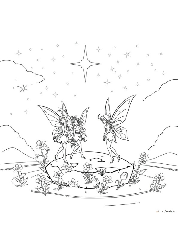 Winx Club Fairies Coloring Pages