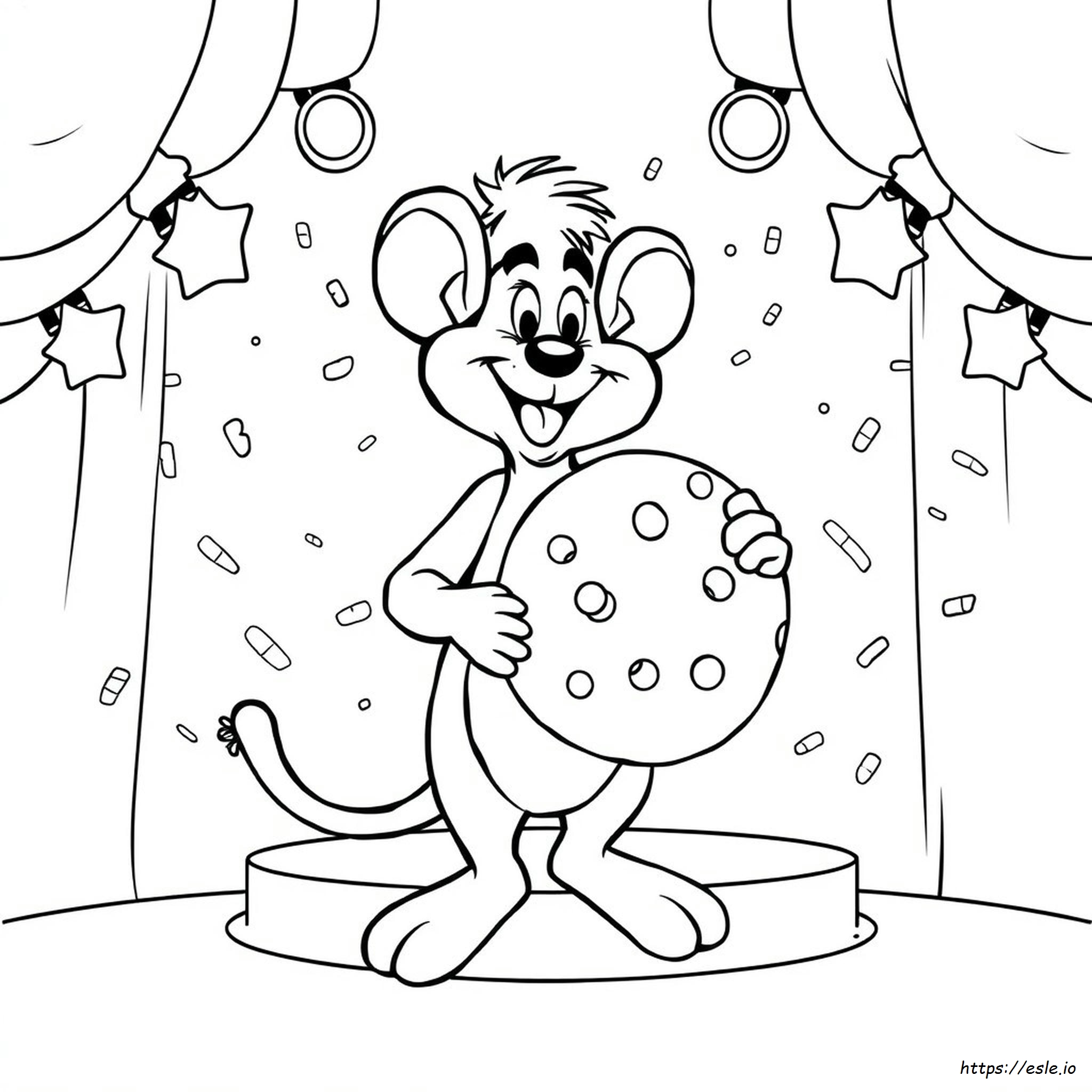 Cheese Coloring Pages Chuck E Cheese Para Colorear
