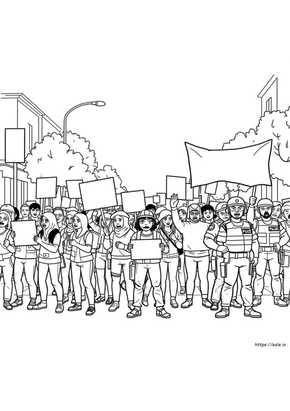 Riot Ausmalbild
