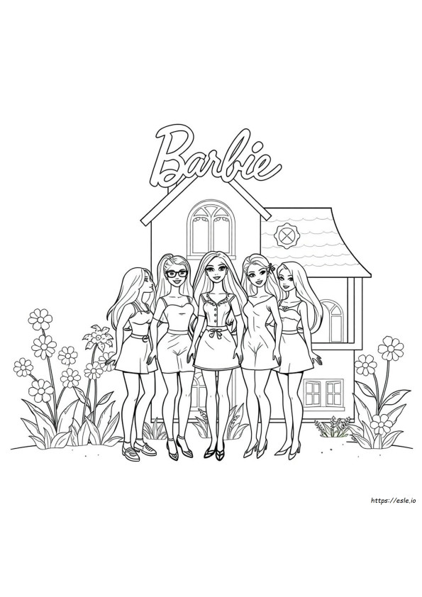 Barbie Und Freunde Ausmalbilder