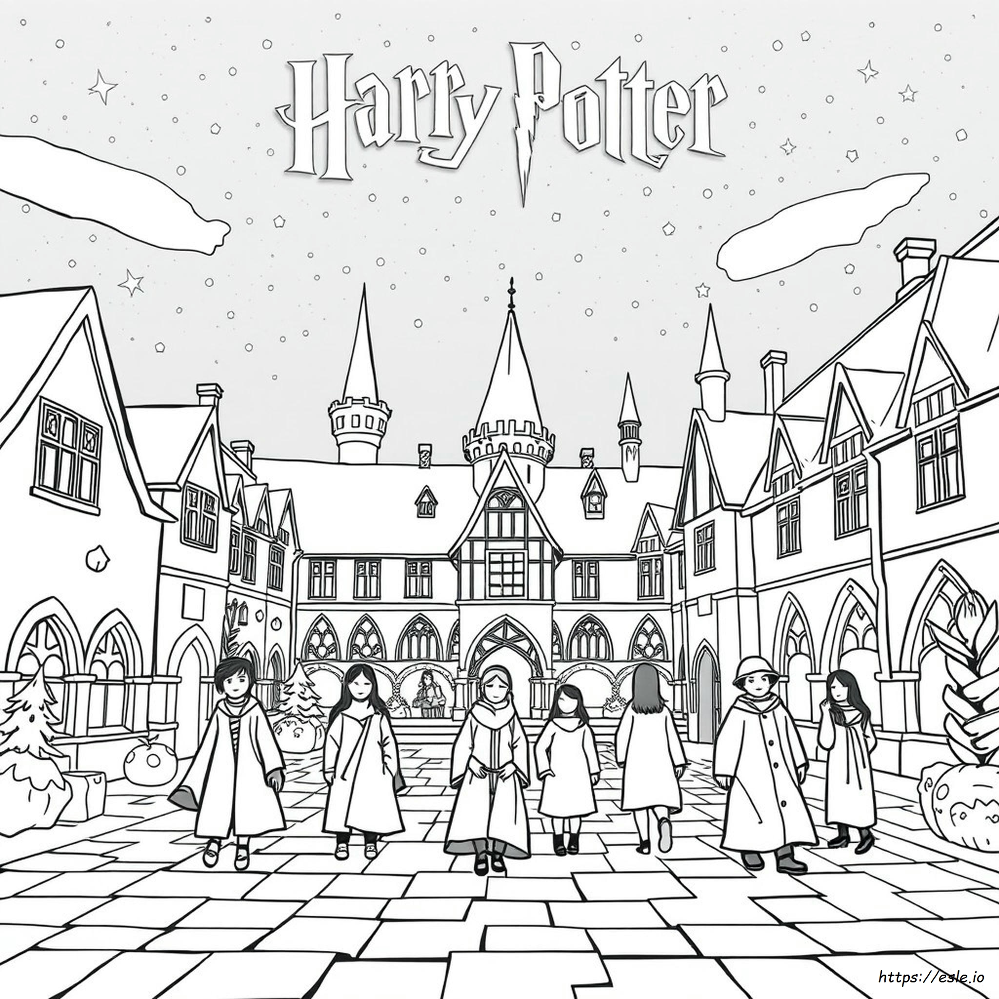 Harry Potter Glow In The Dark Coloring Book