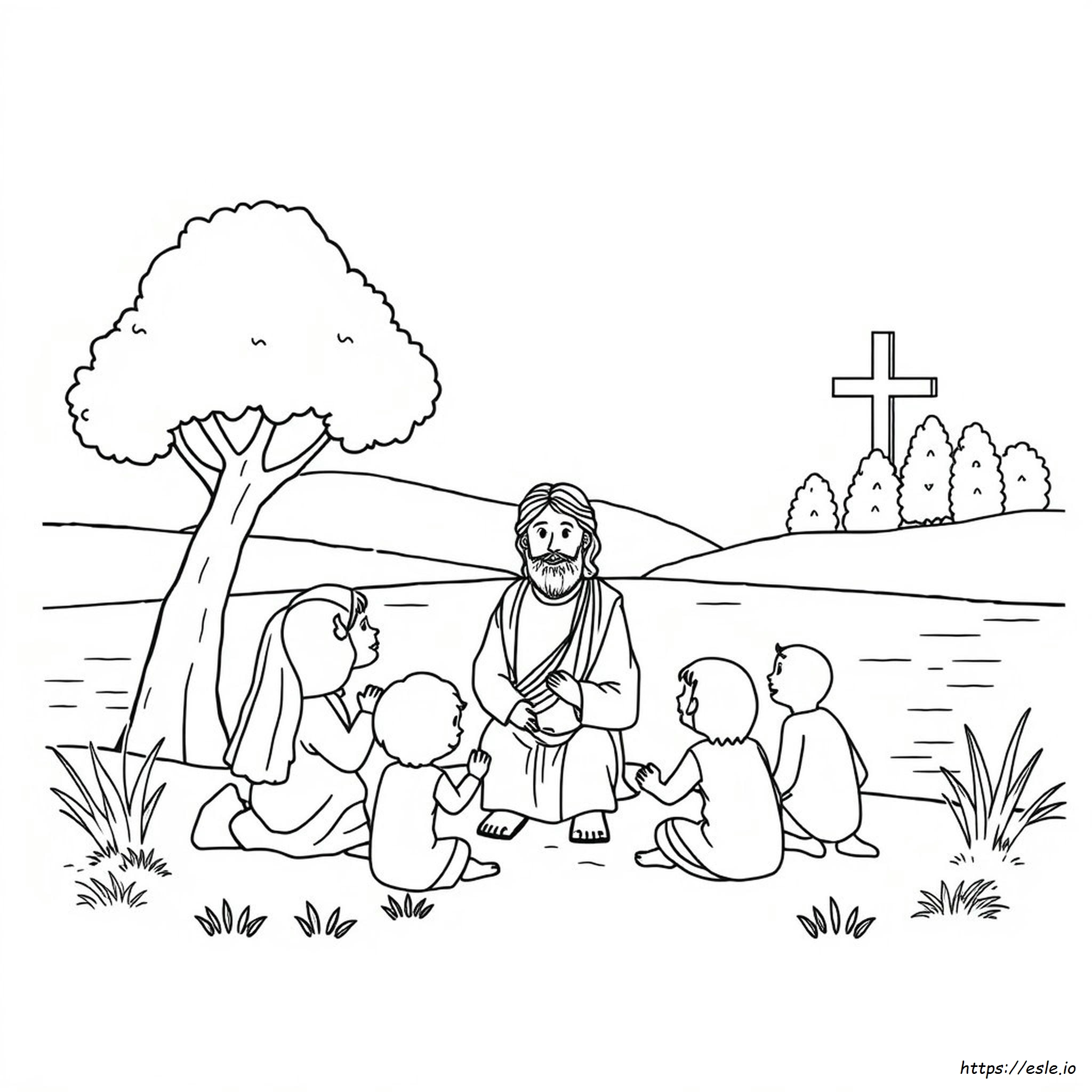 Christian Preschool Coloring Pages