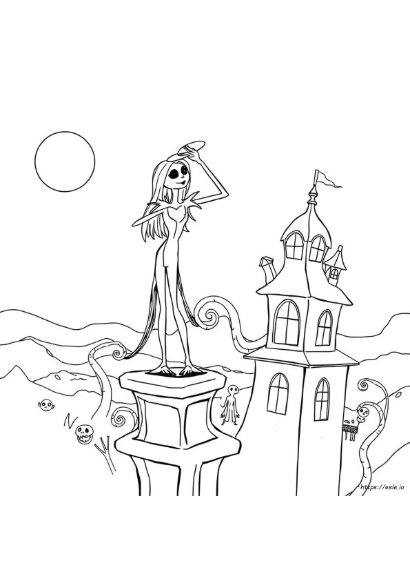 Sally Skellington Da Colorare