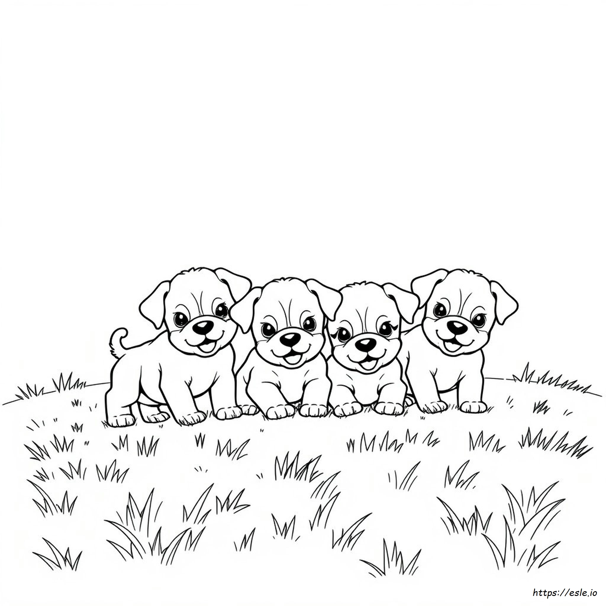 Super Cute Puppy Coloring Pages