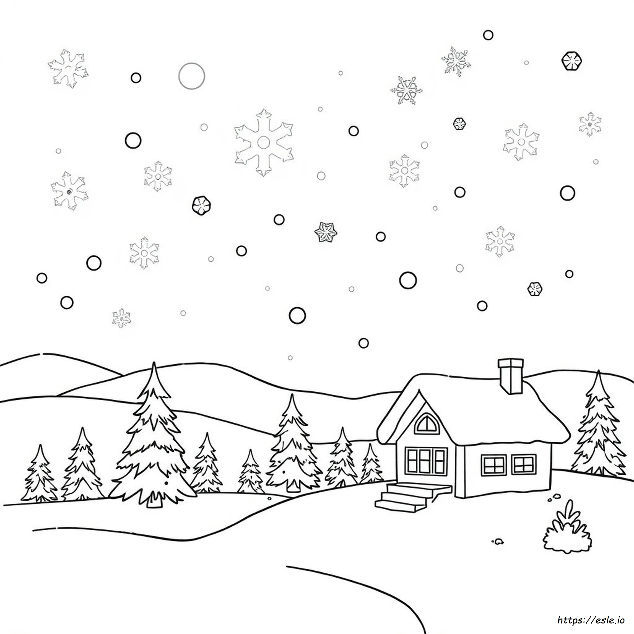 Free Printable Winter Coloring Pages