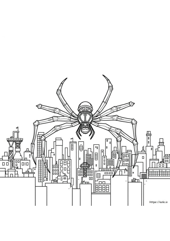 Coloriage Iron Spider