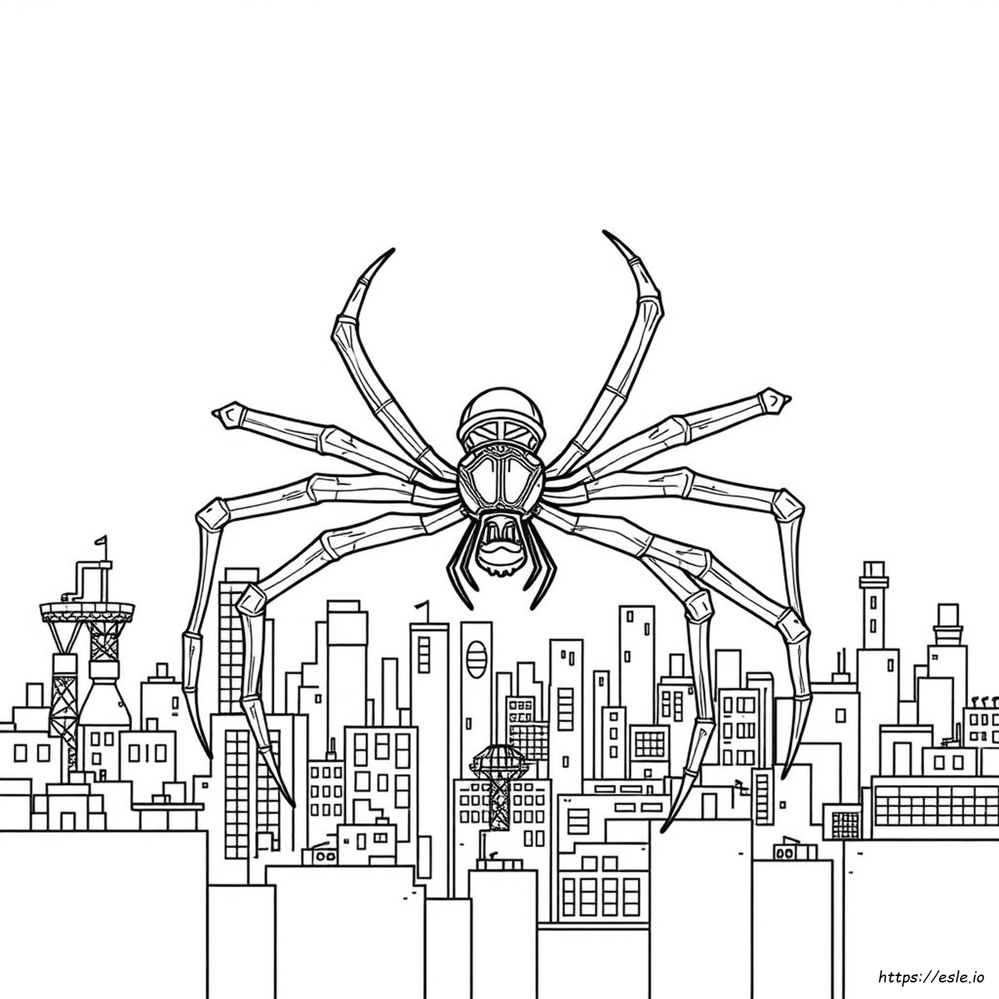 Iron Spider Da Colorare