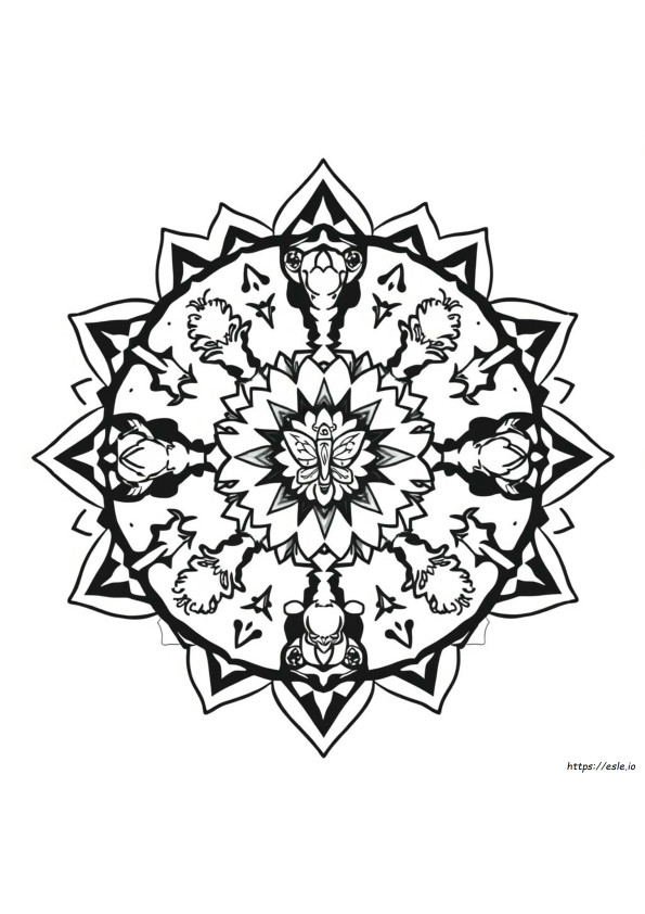 Mandala Zwierząt Kolorowanki Do Druku Za Darmo