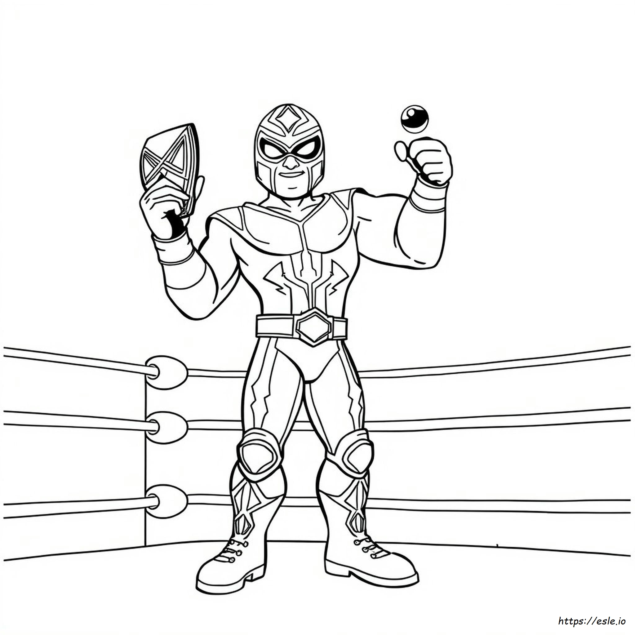 Rey Mysterio Kleurplaten kleurplaat