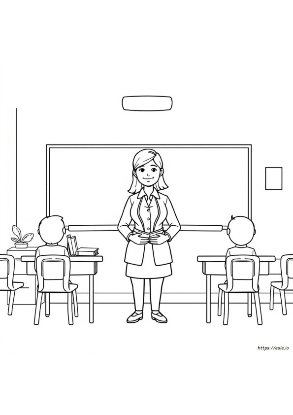 Coloriage Meilleur Maître