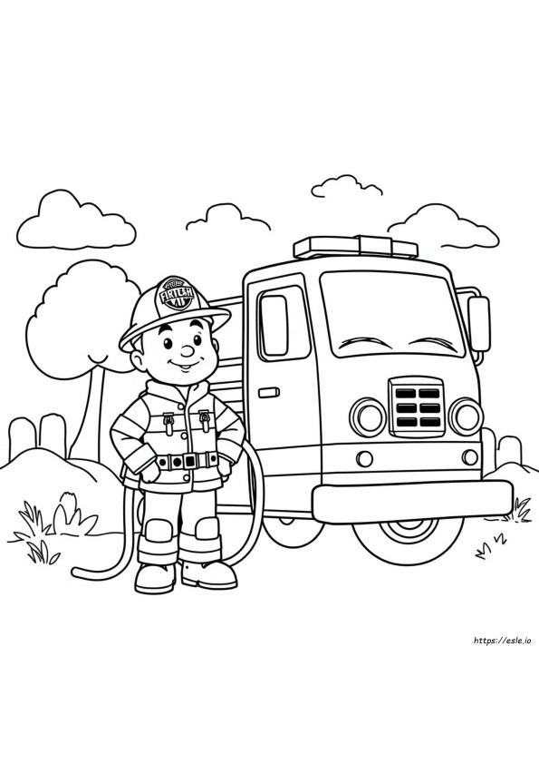 Feuerwehrmann Sam Ausmalbilder