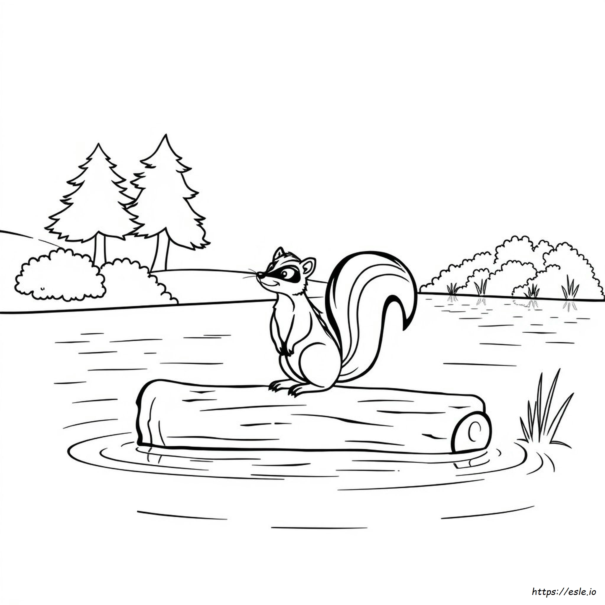 Skunk Fu Coloring Pages