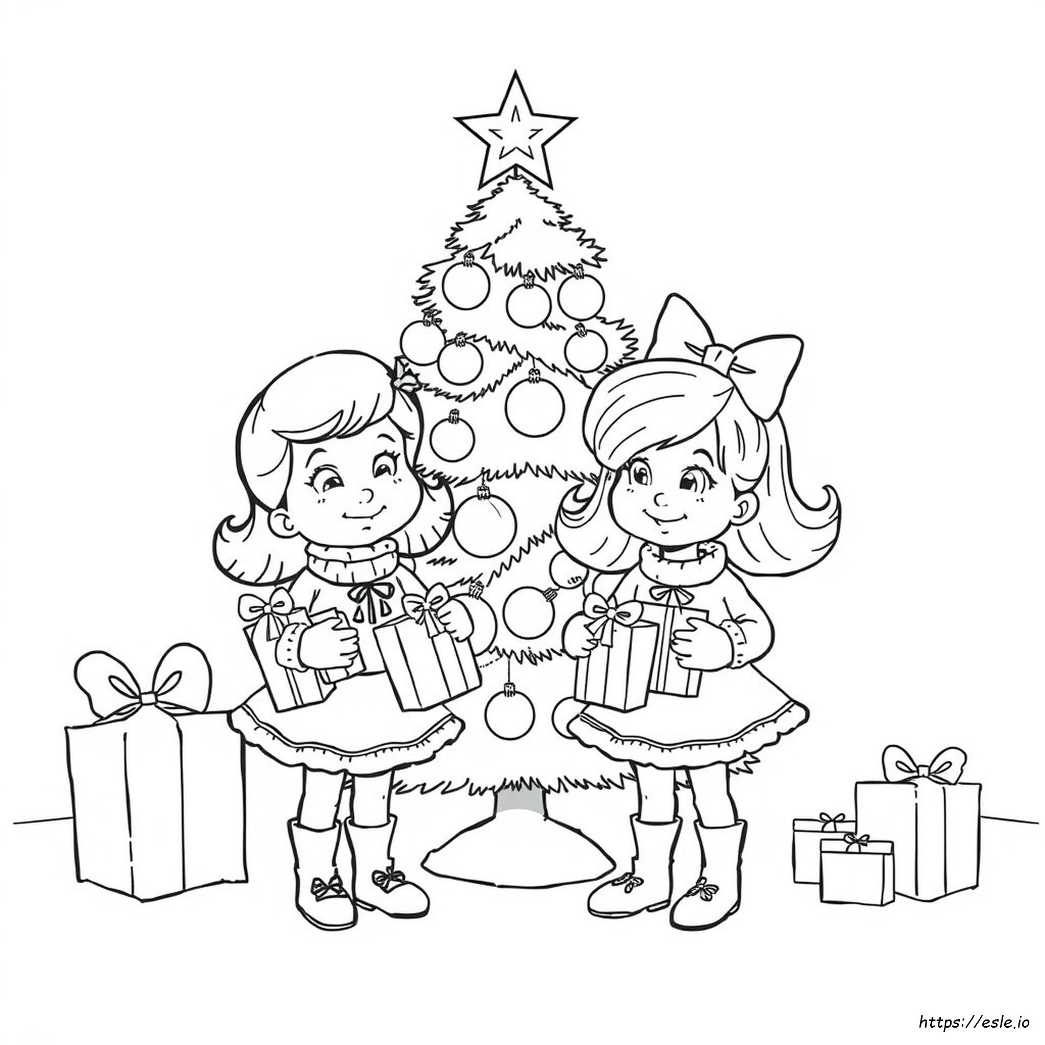 Fancy Nancy Christmas Coloring Pages