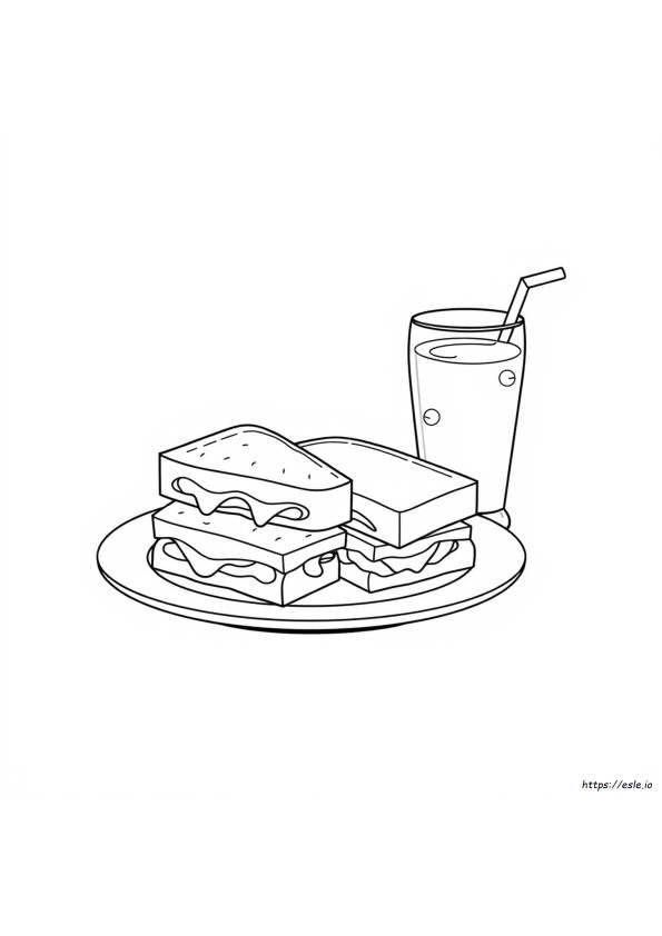 Queijo Quente Para Colorir