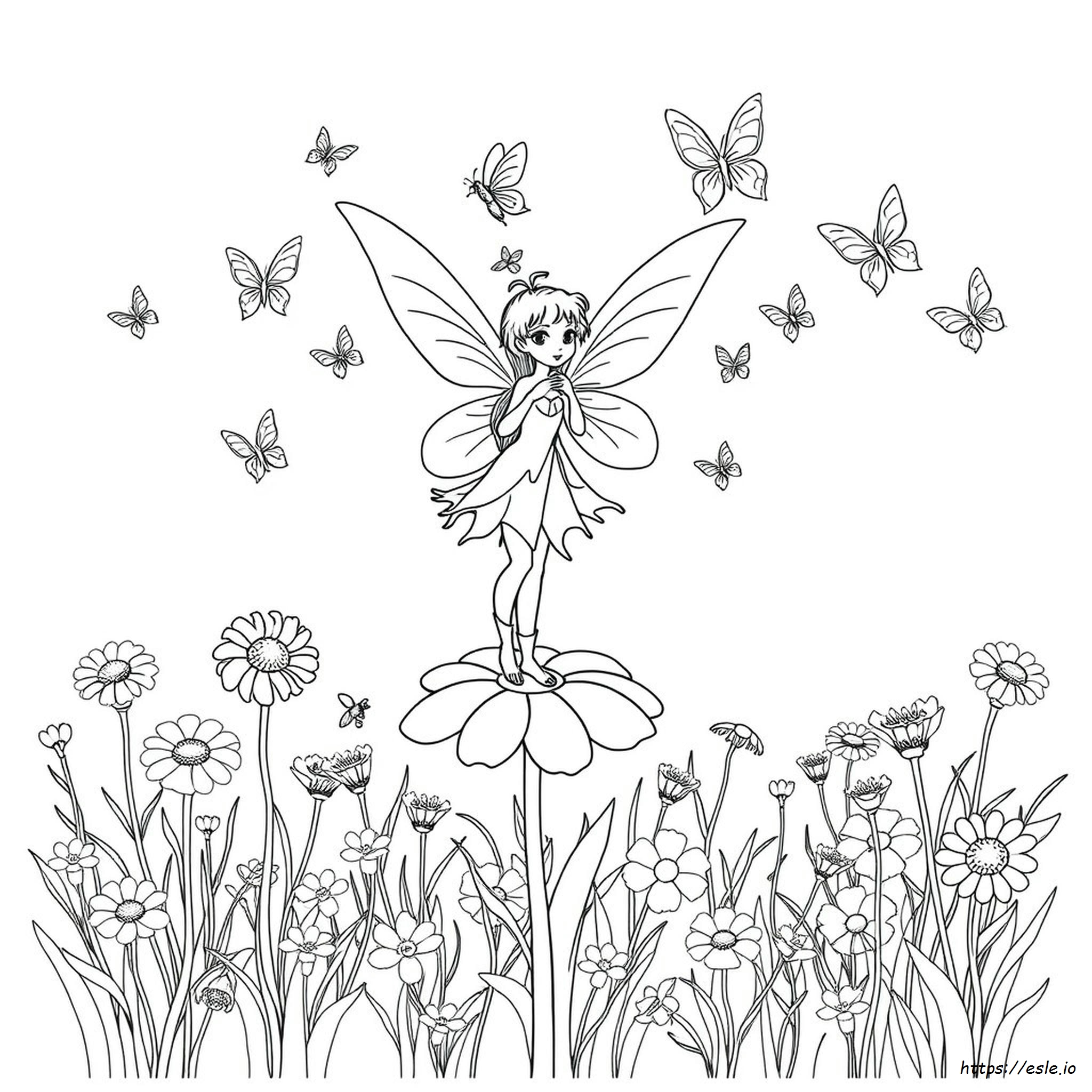 Fairy Picture For Coloring