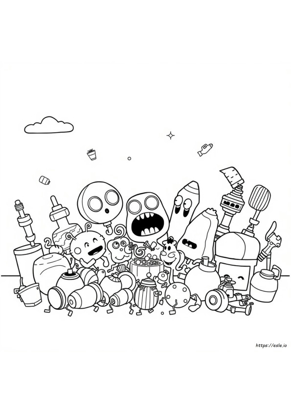 Inanimate Insanity Kolorowanki