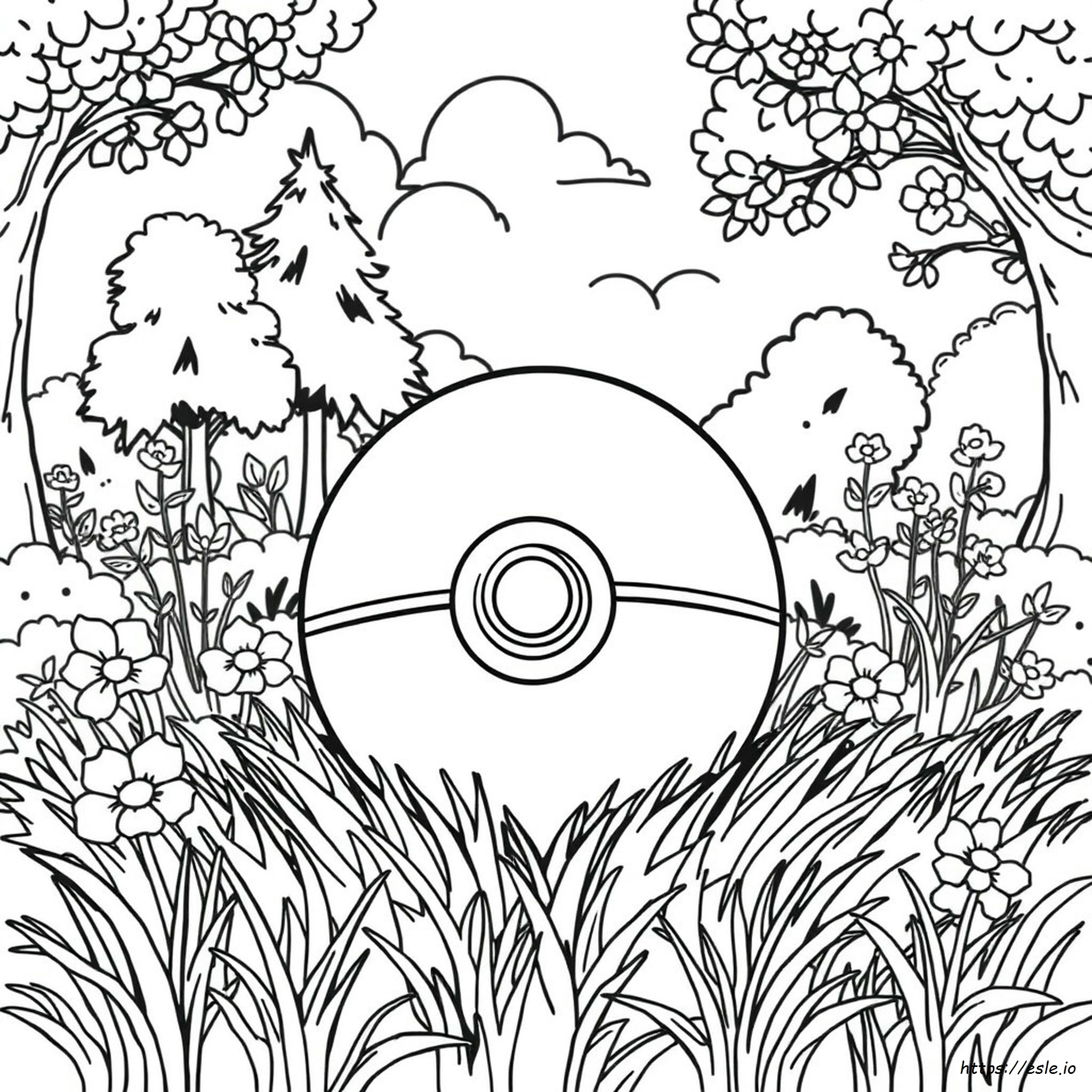 Grass Type Pokemon Coloring Pages