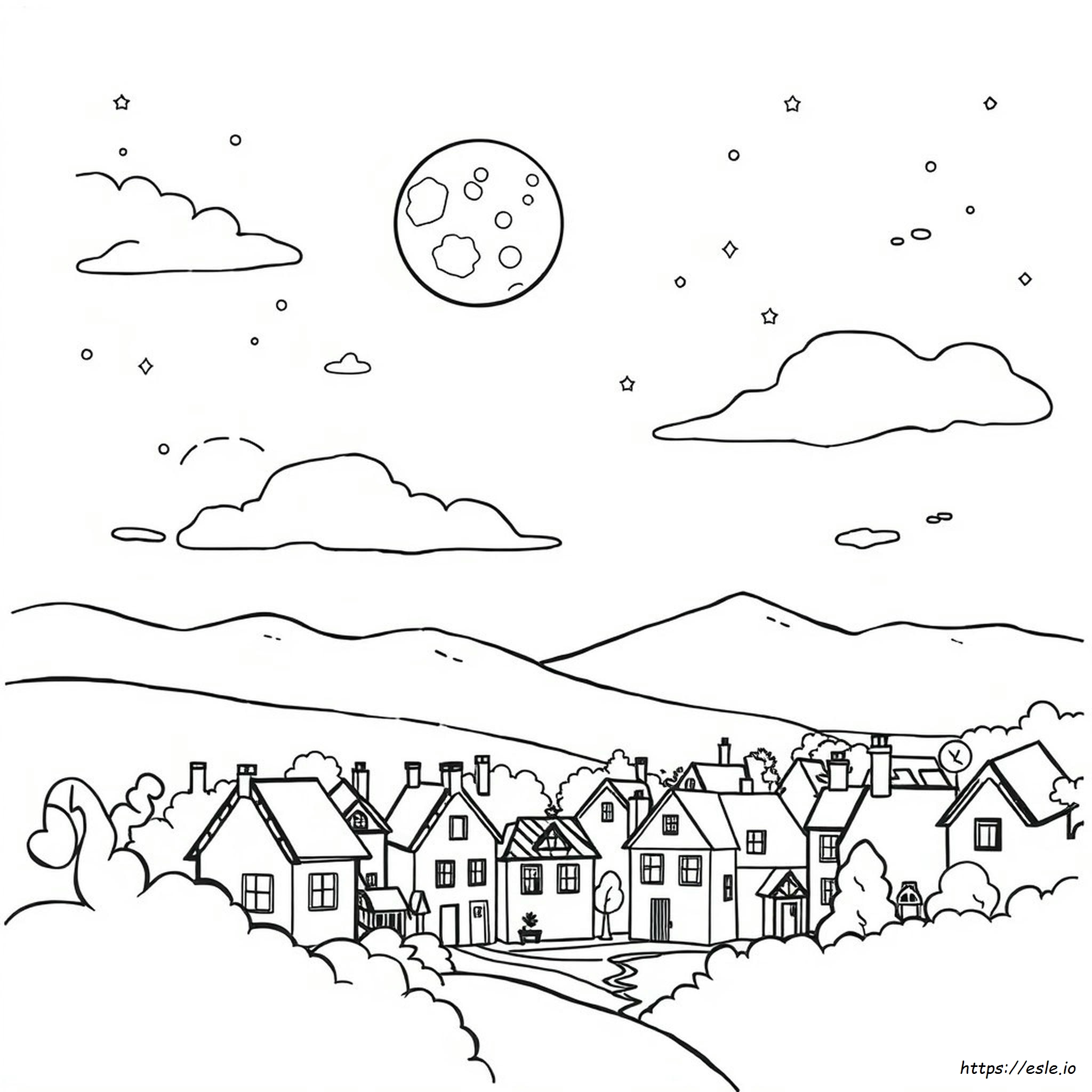 Buonanotte Luna Disegni Da Colorare