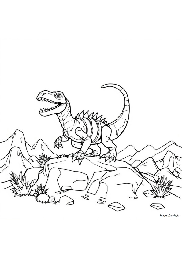 Scorpius Rex Para Colorear