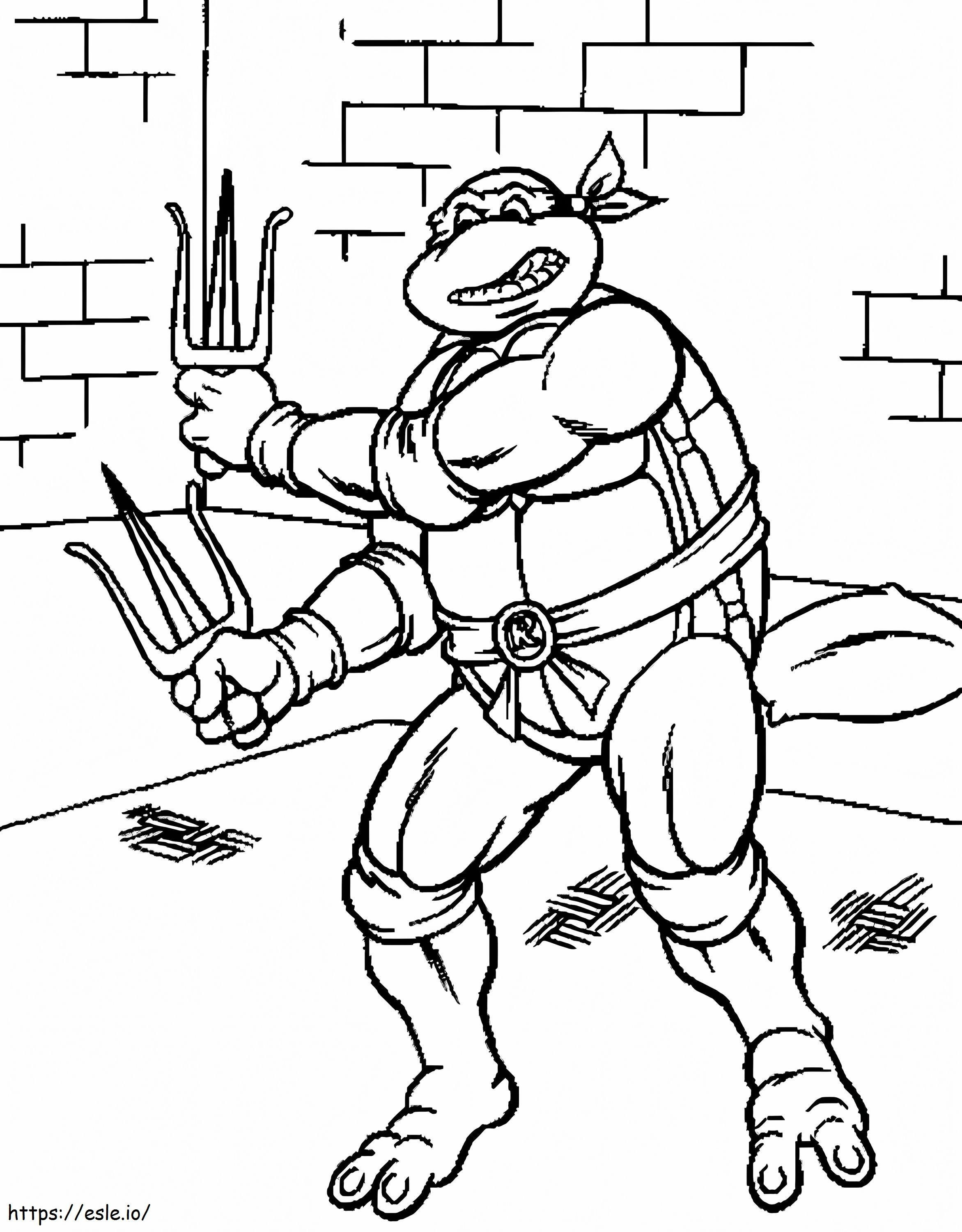 Ninja-Schildkröten-Zeichnung ausmalbilder