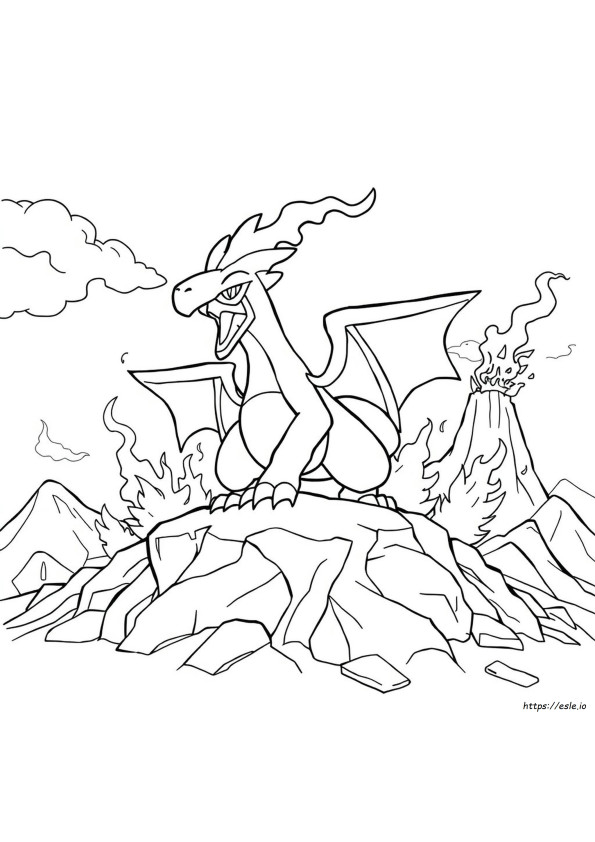 Disegni Da Colorare Pokémon Garchomp