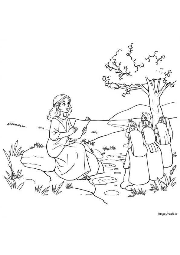 Kolorowanka Lidia Z Biblii