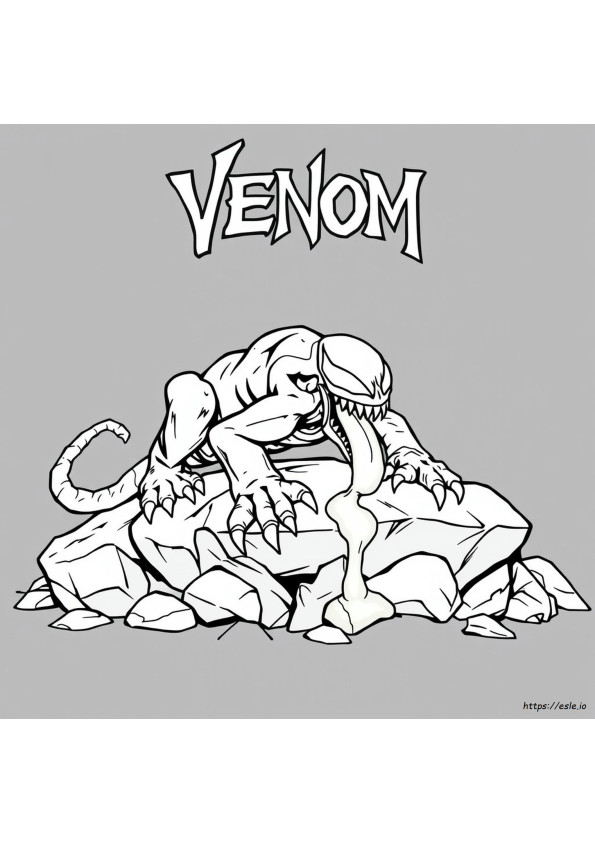 Desene De Colorat Cu Venom Printabile