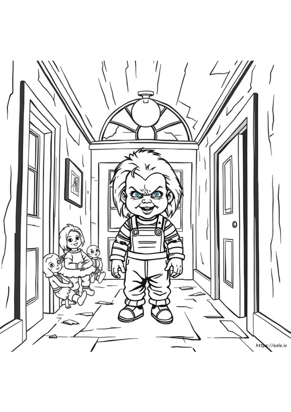 Kolorowanka Chucky