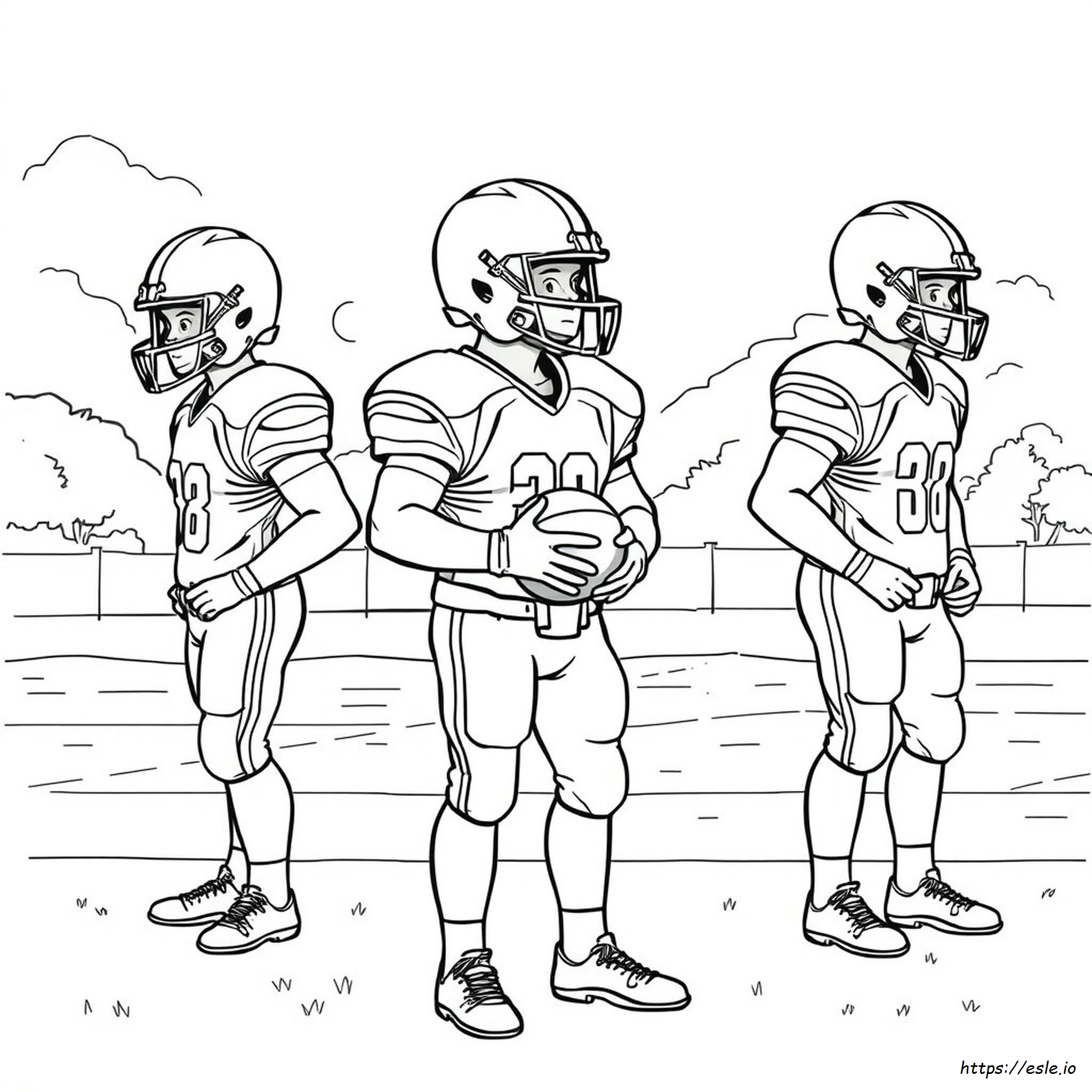 Football Helmet Coloring