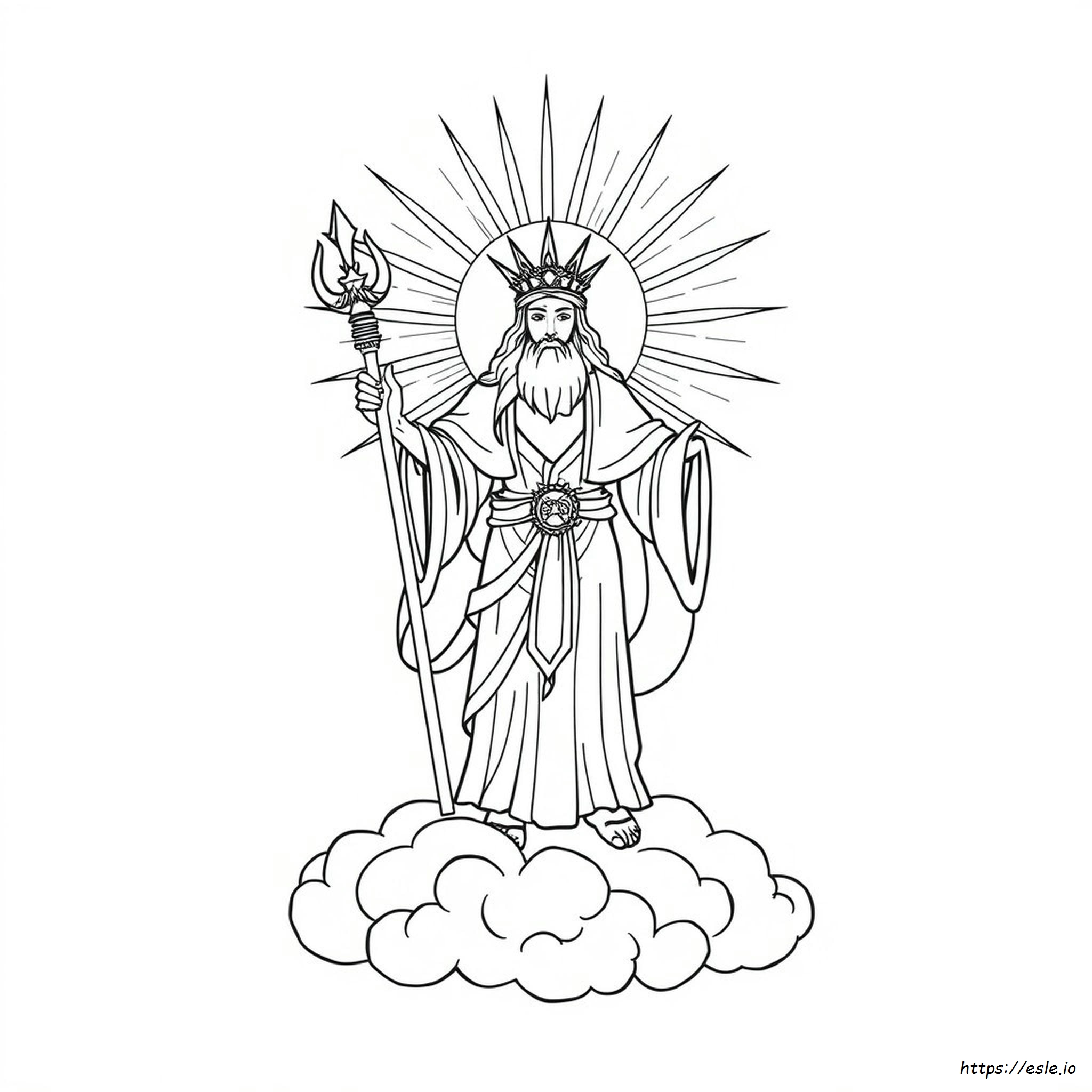 God Is Machtig Kleurplaat kleurplaat