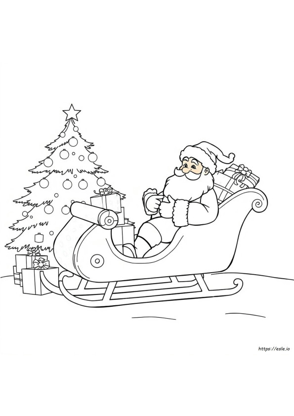 Super Kleurplaat Kerstman