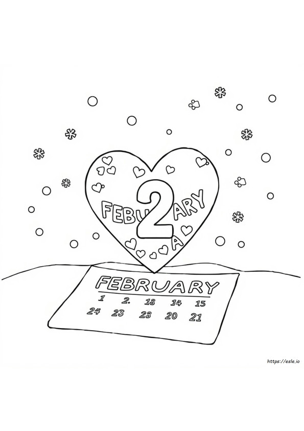 Febuary Coloring Pages