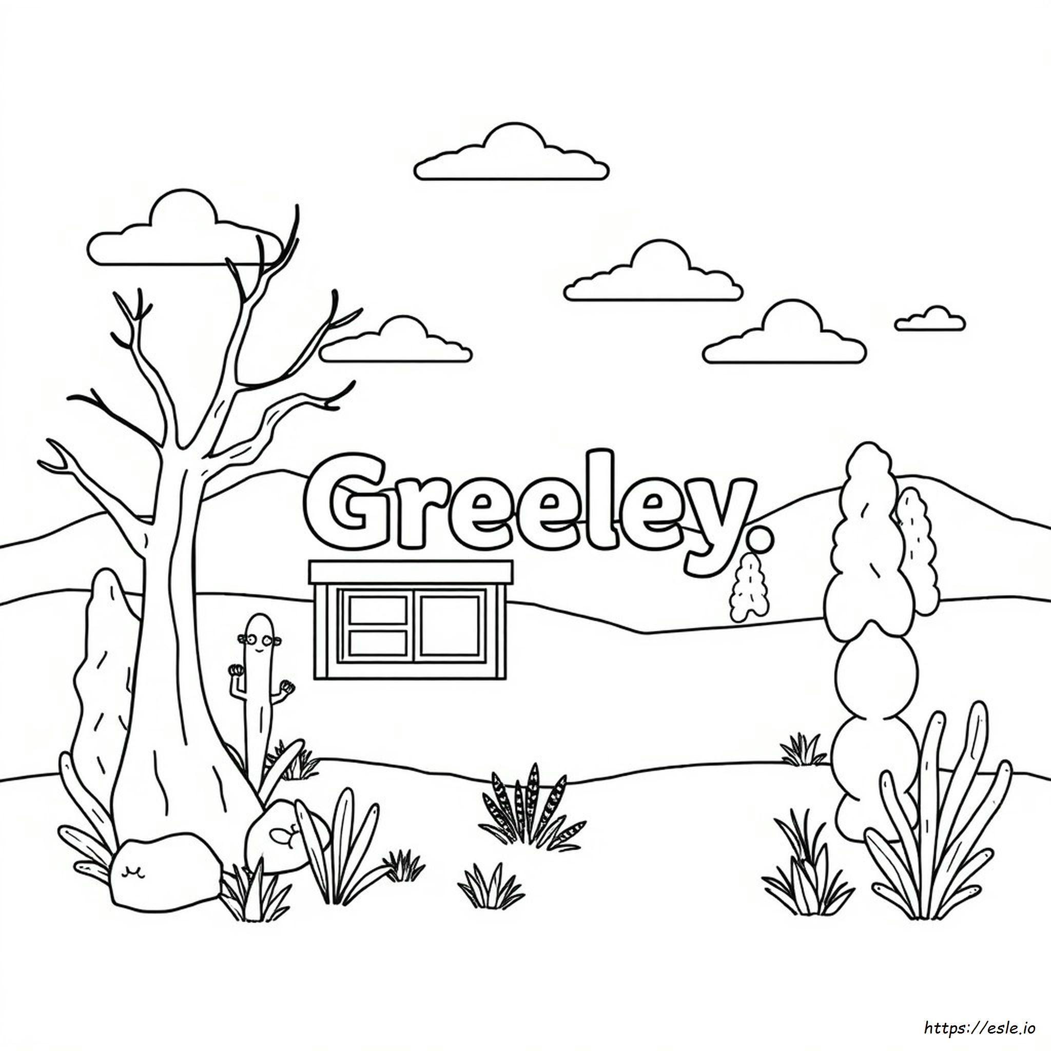 Gratis Telefoongids Greeley Colorado kleurplaat