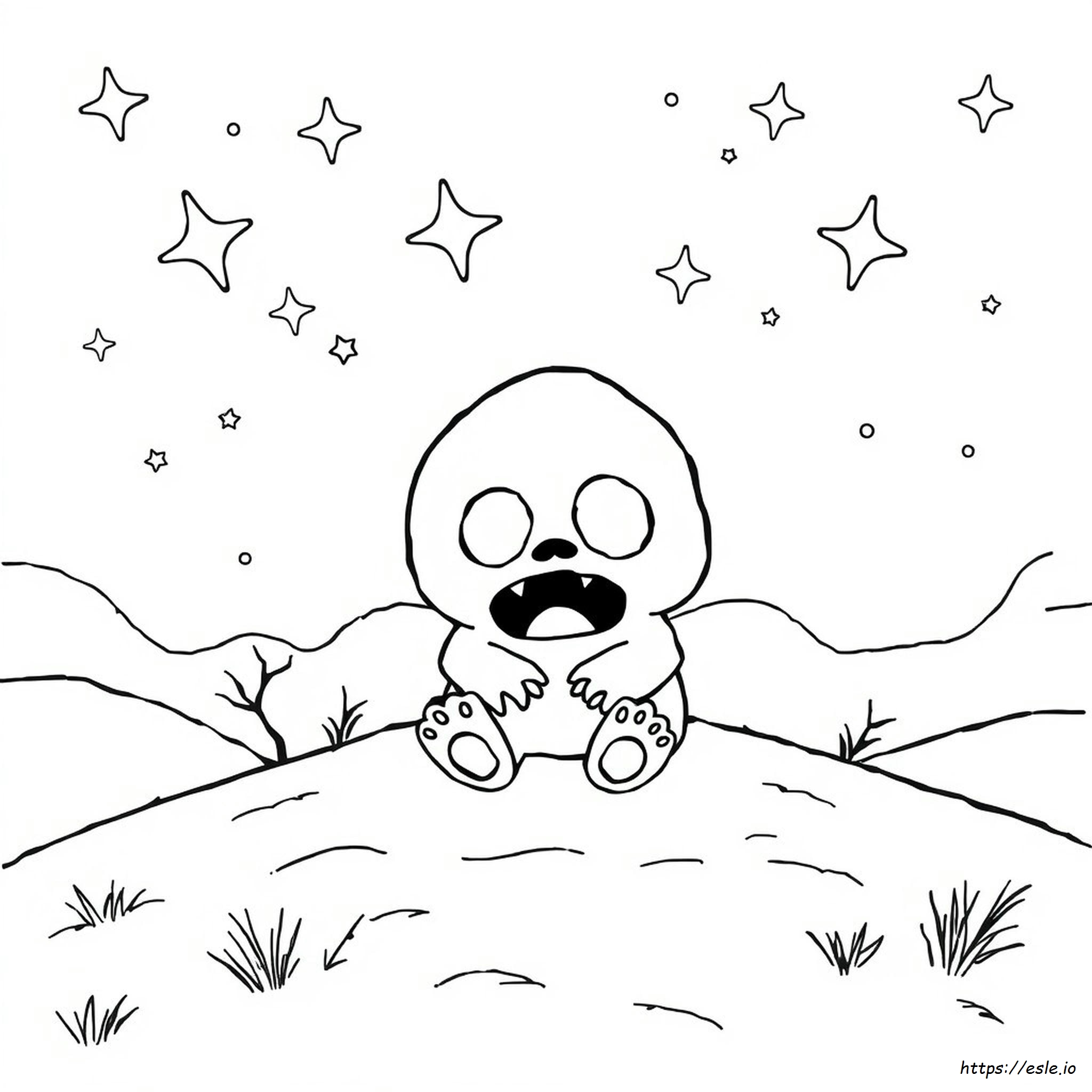 Nachtmerrie Huggy Wuggy Kleurplaat kleurplaat