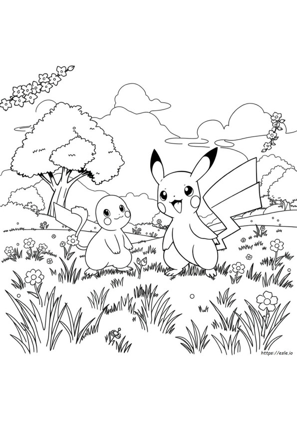 Szczegółowe Kolorwanki Pokemon