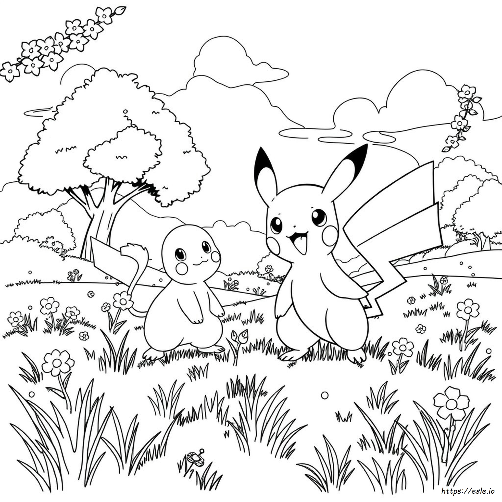 Gedetailleerde Pokémon Kleurplaten kleurplaat